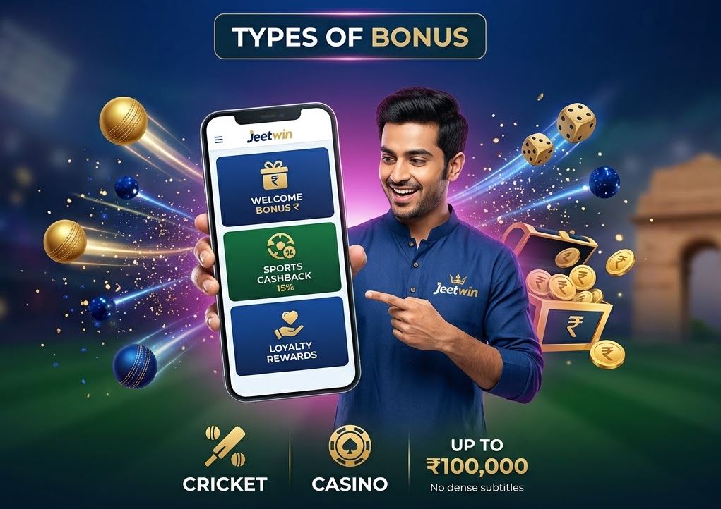 Jeetwin bonus categories for players in India
