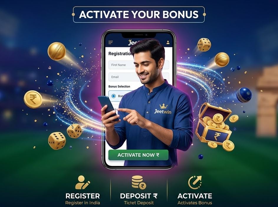 How to activate a Jeetwin bonus on mobile in India